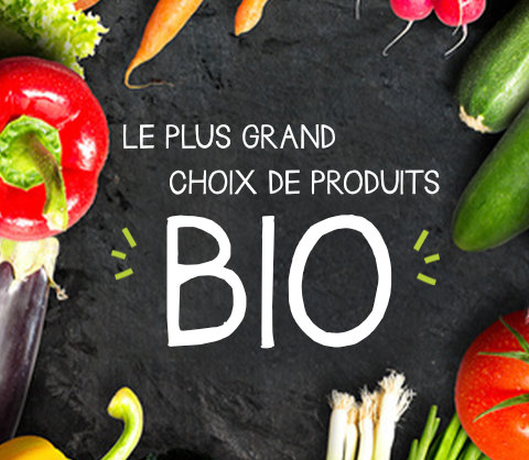 Le plus grand choix de produits bio