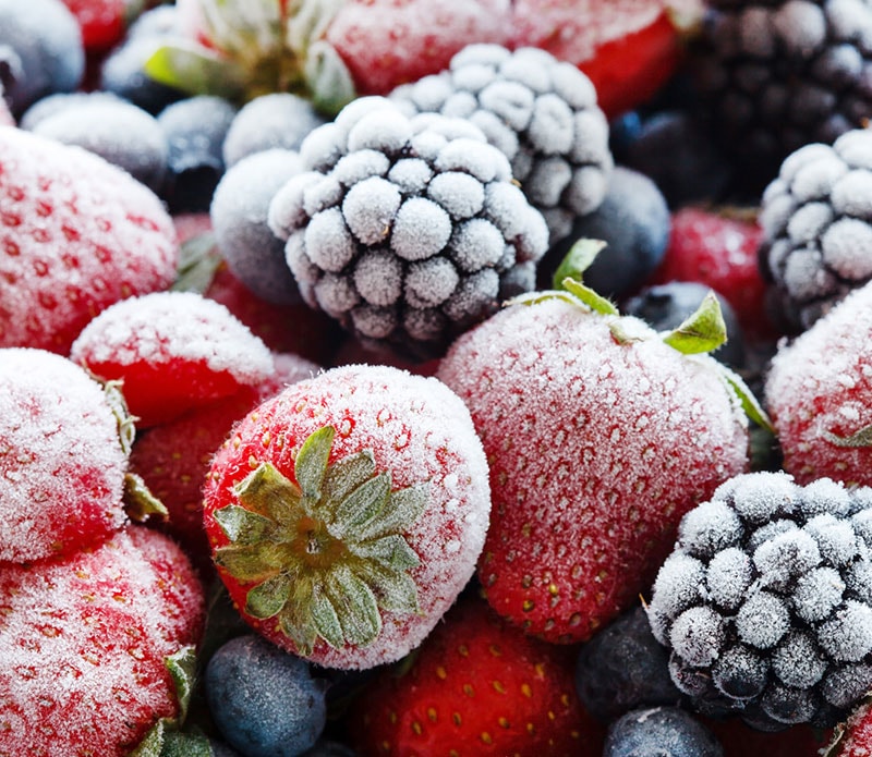 Fruits et légumes Bio surgelés
